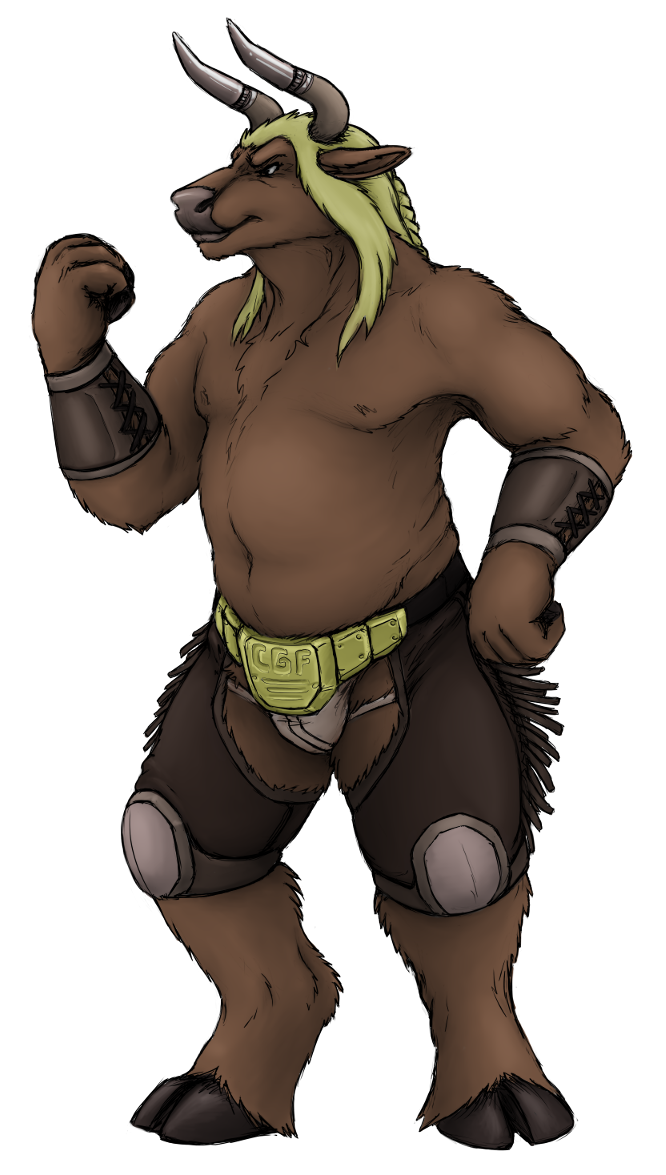 2020 2_toes 4_fingers alpha_channel anthro arm_tuft armlet athletic athletic_anthro athletic_male barefoot belly belt biped black_eyes black_hooves blonde_hair bottomwear bovid bovine brown_body brown_bottomwear brown_clothing brown_fur brown_shorts bulge clothed clothing curved_horn digital_drawing_(artwork) digital_media_(artwork) european_mythology fingers fist front_view full-length_portrait fur fur_tuft gesture greek_mythology hair half-closed_eyes hooves horn leg_tuft letter long_hair looking_away male mammal minotaur mythology narrowed_eyes navel nipples paws portrait punchbeef_(verkele) shorts simple_background solo standing taur three-quarter_view toes topless transparent_background tuft verkele