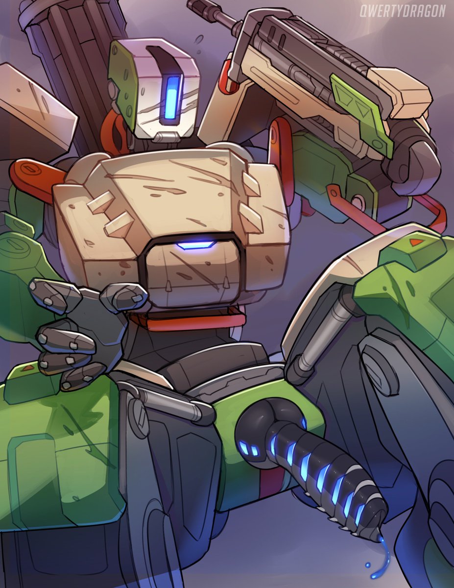 bastion_(overwatch) blizzard_entertainment blue_cum blue_light bodily_fluids colored_cum cum embarrassed genital_fluids grey_background gun hi_res knot machine male not_furry overwatch qwertydragon ranged_weapon robot simple_background solo sweat unusual_cum video_games weapon