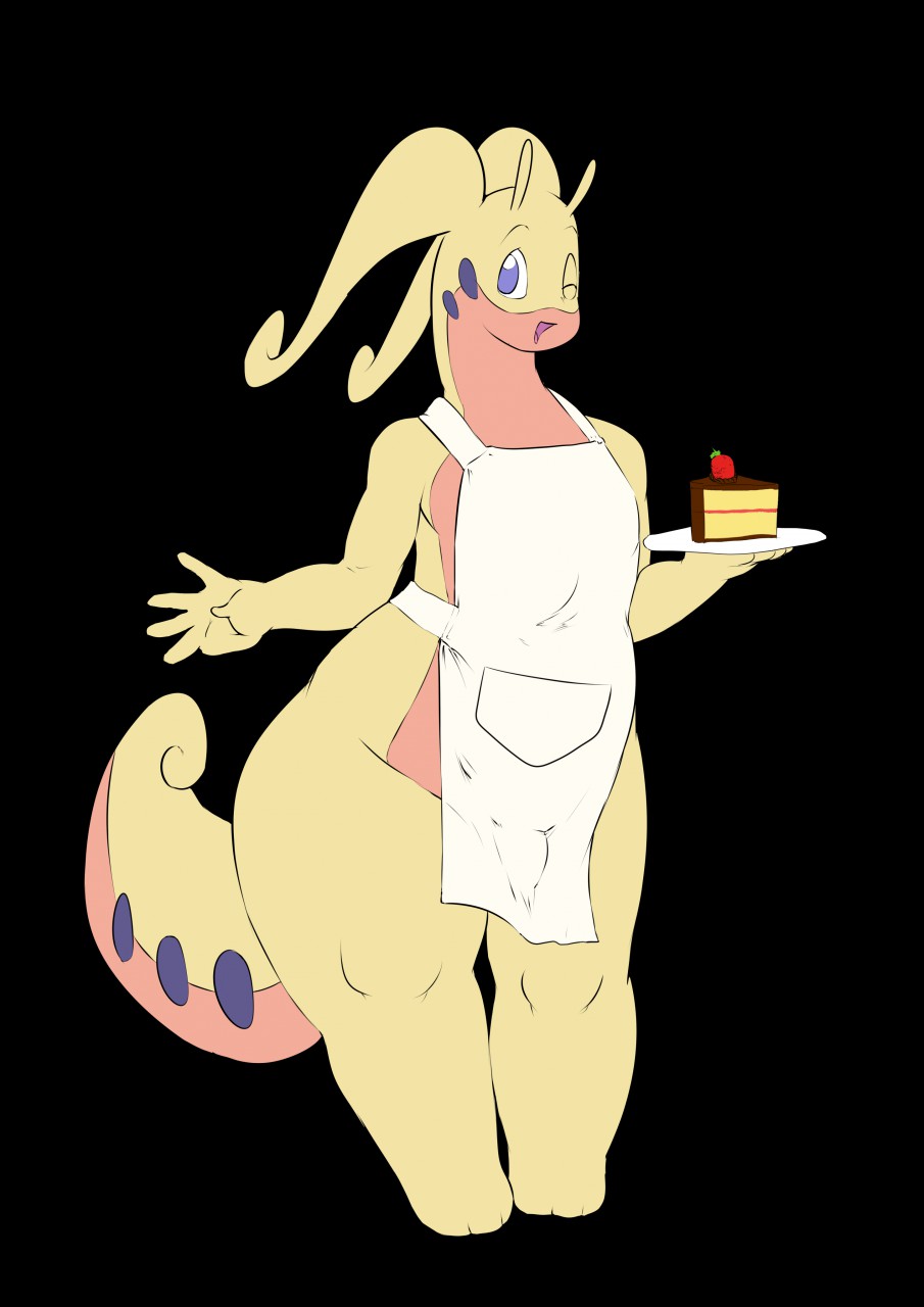 2020 antennae_(anatomy) anthro anthrofied apron apron_only baker biped blue_eyes byondrage cake candy chocolate clothing comic curled_tail dragon food goodra hi_res long_tail male mostly_nude multicolored_body nintendo one_eye_closed ourboiroy overweight overweight_anthro overweight_male pink_body pink_skin pinup plate pok&eacute;mon pok&eacute;mon_(species) pose pouch_(disambiguation) pouches shiny_pok&eacute;mon smile solo tan_body tan_skin the_giga_competition thick_thighs two_tone_body video_games wink
