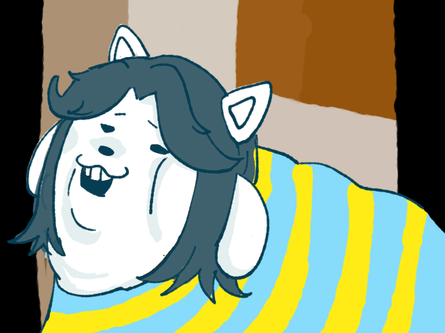 ambiguous_gender hair mammal semi-anthro tem temmie_(undertale) undertale video_games white_body