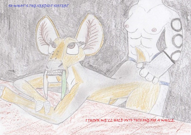 abs all_fours ambiguous_penetration anthro bent_over bent_over_table breasts cervid cervine cleched_teeth colored_pencil_(artwork) dildo doggystyle dreamworks duo english_text felid feline female female/female from_behind_position graphite_(artwork) hand_on_butt jade_tusk kung_fu_panda leopard looking_up mammal muscular muscular_anthro muscular_female nipples pantherine pencil_(artwork) penetration sex sex_toy spots standing strapon su_wu text traditional_media_(artwork) tusks unclesamtheman water_deer wu_sisters