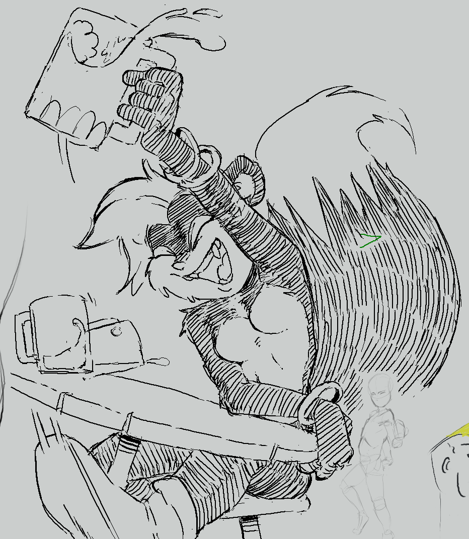 2020 4chan_anon alcohol anonymous_artist anthro archie_comics beer beverage biped black_and_grey bracelet breasts clothing countershading cup drinking duo eyes_closed featureless_breasts female footwear furniture greyscale hair holding_beverage holding_object jewelry laugh male mammal meme mephitid monochrome mostly_nude open_mouth shoes sitting sketch skunk sonic_the_hedgehog_(archie) sonic_the_hedgehog_(comics) sonic_the_hedgehog_(series) table teeth tongue virgin_vs._chad