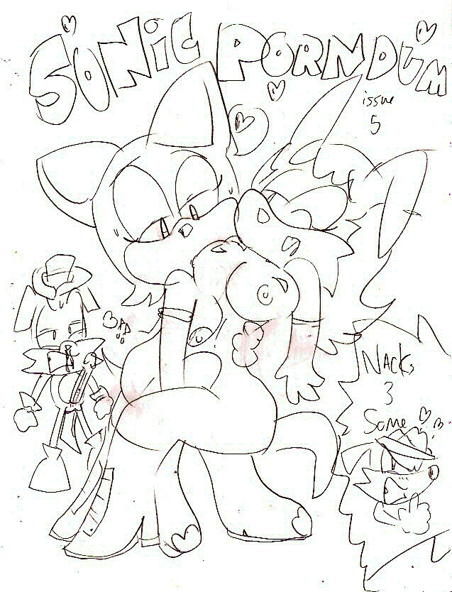 comic fang_the_sniper nic_the_weasel perverted_bunny rouge_the_bat sega sonic_team