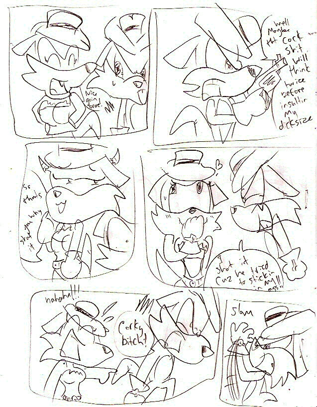 comic fang_the_sniper nic_the_weasel perverted_bunny rouge_the_bat sega sonic_team