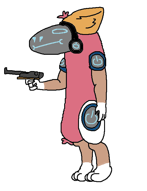 alpha_channel ambiguous_gender anthro food fur luger machine mammal meat ms_paint protogen reboot_(character) sausage screen screen_face simple_background solo theprotoboye transparent_background white_body white_fur