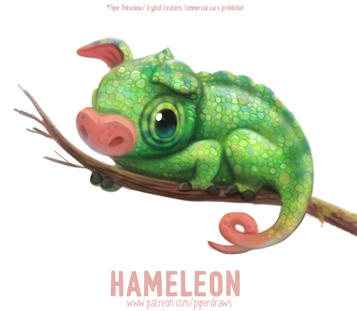 ambiguous_gender blue_eyes branch chameleon cryptid-creations domestic_pig english_text feral green_body green_scales humor hybrid lizard mammal pink_body pink_scales pun reptile scales scalie simple_background solo suid suina sus_(pig) text url visual_pun white_background wood