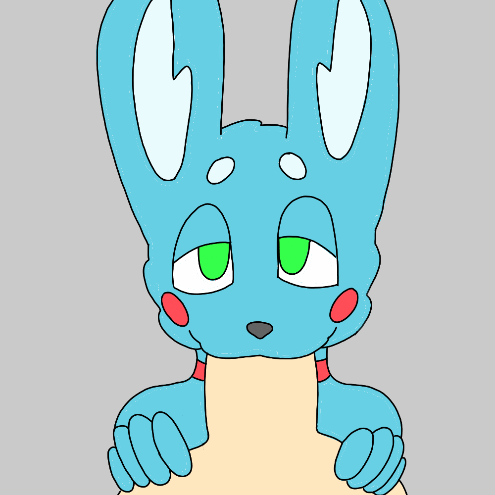1:1 4_fingers ambiguous_gender animated anthro blue_body blue_fur bow_tie delta's_art duo eye_contact fellatio fingers first_person_view five_nights_at_freddy's five_nights_at_freddy's_2 fur green_eyes hands_on_thighs lagomorph leporid lidded_eyes looking_at_another looking_at_viewer loop male male/ambiguous male_pov mammal oral oral_penetration penetration penile rabbit red_cheeks sex short_playtime simple_background toy_bonnie_(fnaf) video_games