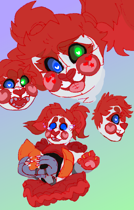 alternate_species ambiguous_gender animatronic anthro circus_baby circus_baby_(fnaf) elizabeth_afton elizabeth_afton_(fnaf) female five_nights_at_freddy's frillious lagomorph leporid looking_at_viewer machine mammal mixed_media mixed_media_(artwork) mixedmedia multi_media multimedia open_mouth rabbit robot smile smiling_at_viewer solo solo_focus tongue tongue_out video_games