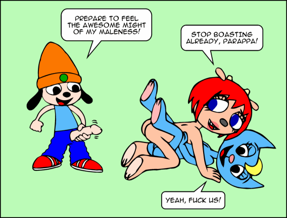 crossover katy_kat lammy_lamb manuel_hogflogger parappa parappa_da_rappa um_jammer_lammy