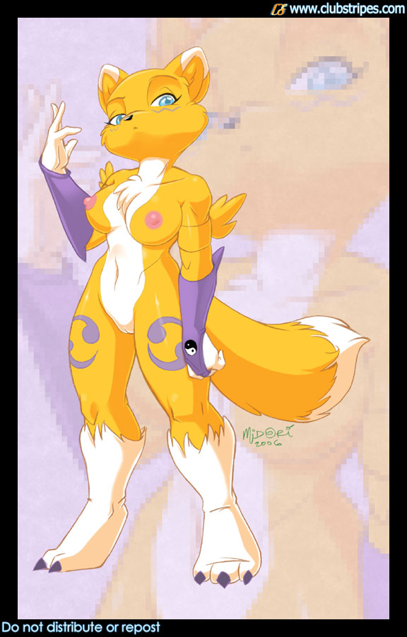 clubstripes digimon midori renamon tagme