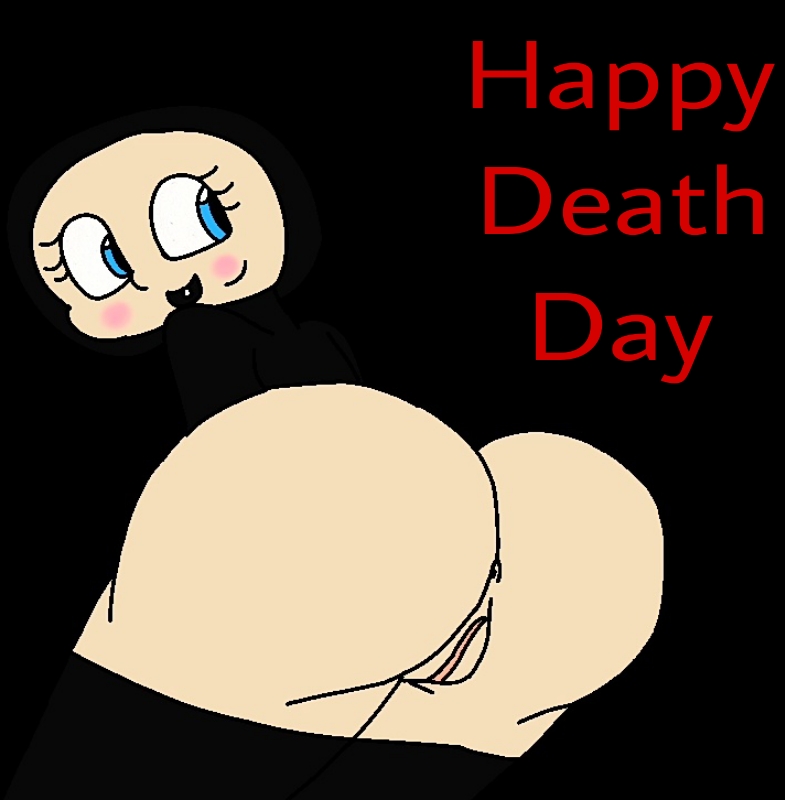 anus baby_face babyface_(happy_death_day) black_hoodie black_pants blue_eyes cuntboy downpants happy_death_day hood hoodie killer male_focus non-web_source nude one_tooth pants pussy smile vaginal