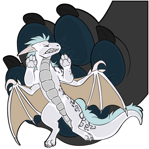 1:1 alpha_channel dragon duo eyes_closed feral horn membrane_(anatomy) membranous_wings mythological_creature mythological_scalie mythology paws scale_(disambiguation) scalie symrea telegram_sticker white_body wings