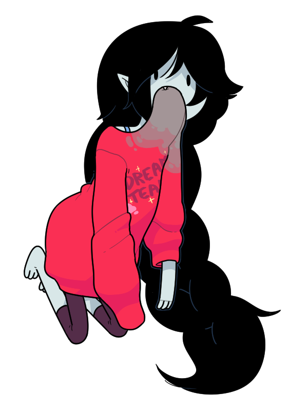 2017 3:4 adventure_time alpha_channel black_hair cartoon_network clothing discount-supervillain fangs female floating grey_body grey_skin hair humanoid humanoid_pointy_ears long_hair marceline_abadeer not_furry simple_background solo suspended_in_midair sweater topwear transparent_background vampire