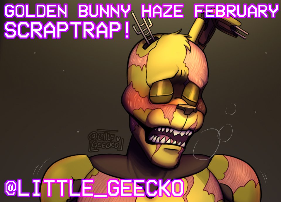 2021 animatronic anthro breath brown_nose buckteeth close-up eyes_closed five_nights_at_freddy's freddy_fazbear's_pizzeria_simulator fur green_body green_skin grey_background lagomorph leporid littlegeecko long_ears looking_pleasured machine male mammal motion_lines multicolored_body multicolored_skin notched_ear open_mouth patreon pecs pink_tongue portrait preview rabbit robot scraptrap_(fnaf) sharp_teeth simple_background solo teeth tongue torn_arm torn_body torn_face torn_skin two_tone_body two_tone_skin video_games yellow_body yellow_ears yellow_fur
