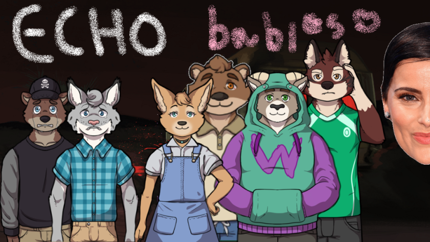 anthro bovid canid canine canis caprine carl_hendricks chase_hunter echo_(game) echo_(series) echo_project felid feline female fox group humanoid jenna_begay leo_alvarez lutrine lynx male male/male mammal mustelid nelly_furtado sydney_bronson tj_(teej) video_games visual_novel vn wolf