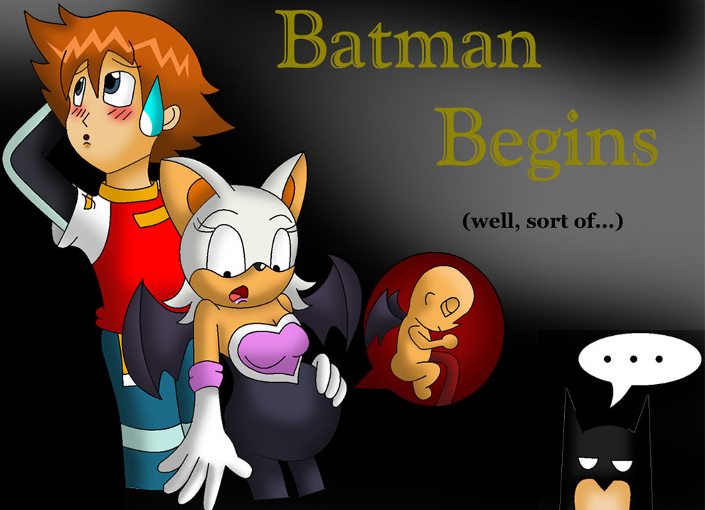 2009 bat batman batman_(series) blush chris_thorndyke female green_eyes human male mammal meanmotorscooter pregnant rouge_the_bat sonic_(series) sweat young