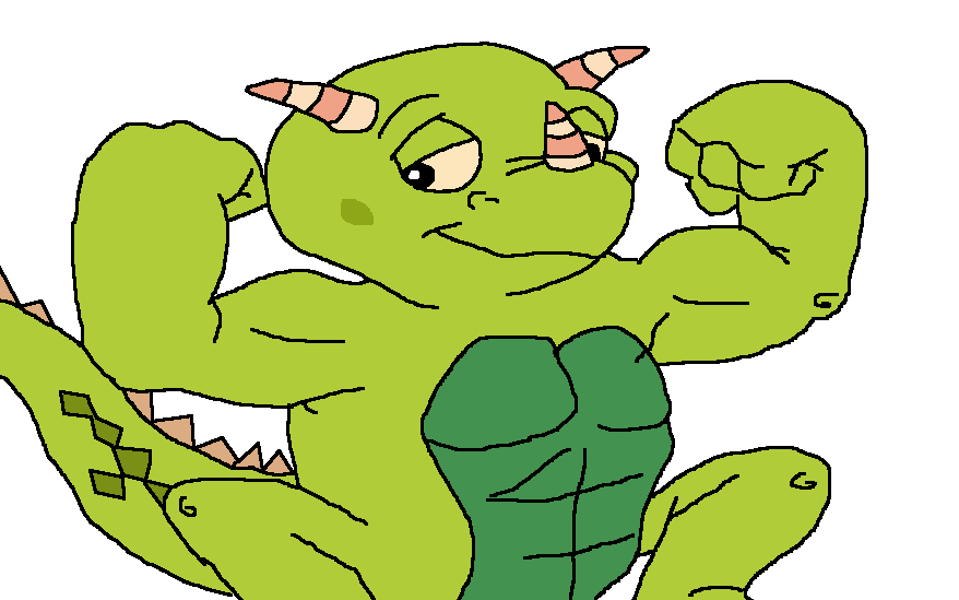 chameleon colored female jackson's_chameleon liz_(the_magic_school_bus) lizard muscular on_model reptile scalie simple_background solo the_magic_school_bus traced unknown_artist