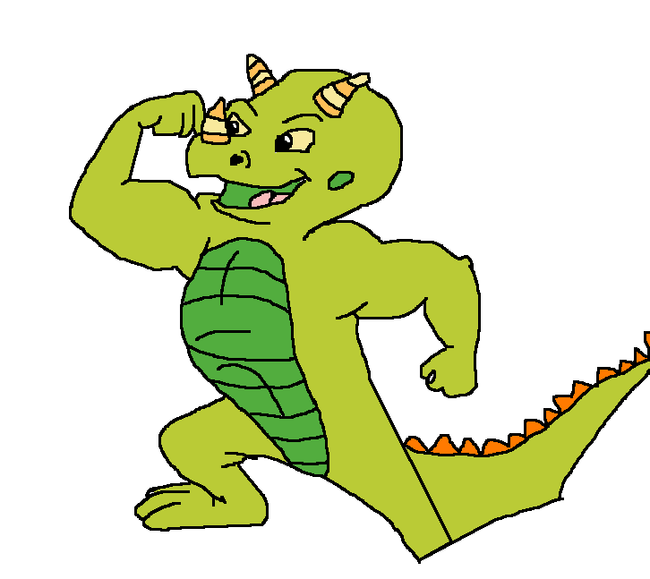 chameleon colored female jackson's_chameleon liz_(the_magic_school_bus) lizard muscular on_model reptile scalie simple_background solo the_magic_school_bus traced unknown_artist