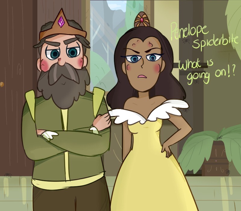 beard celestebutterfly comic disney duo english_text facial_hair female human human_only male mammal not_furry star_vs._the_forces_of_evil text