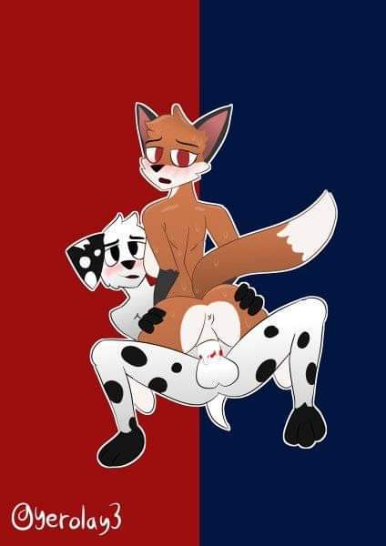 101_dalmatian_street 101_dalmatians anthro anus atli black_body black_fur bodily_fluids butt butt_grab canid canine canis cowgirl_position cum cum_in_pussy cum_inside dalmatian dimaggio_dalmatian disney domestic_dog duo fan_character female female_on_top female_penetrated fox from_front_position fur genital_fluids genitals hand_on_butt male male/female male_on_bottom male_penetrating male_penetrating_female mammal on_bottom on_top orange_body orange_fur penetration penile penile_penetration penis_in_pussy pussy sex simple_background vaginal vaginal_penetration white_body white_fur yerolay