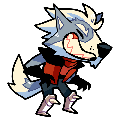 2017 alpha_channel anthro black_nose canid canine canis chibi clothing eyebrows eyes_closed fingers fur gloves grey_body grey_fur handwear low_res lsdoiphin male mammal nintendo sharp_teeth simple_background smile spikes star_fox tan_body tan_fur teeth transparent_background video_games white_body white_fur wolf wolf_o'donnell