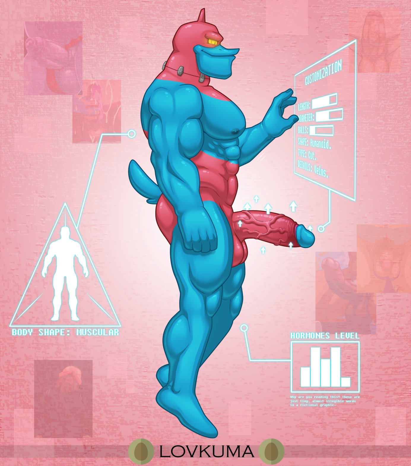 2021 abs anatid anseriform anthro anthrofied avian biceps big_penis bird blue_body breaking_the_fourth_wall character_creator circumcised computer_program_(species) crane_(disambiguation) customization duck english_text feathers gameplay_mechanics genital_growth genitals graph growth half-erect hi_res hologram humanoid_genitalia humanoid_penis levitation long_penis lovkuma male male/male model_sheet multicolored_body muscular muscular_anthro muscular_male nintendo nipples pecs penis penis_growth picture_in_picture pok&eacute;mon pok&eacute;mon_(species) pok&eacute;morph porygon-z quads red_background red_body shapeshifting signature simple_background solo tail_feathers tect text thick_penis thick_thighs toeless toeless_feet triceps two_tone_body vein veiny_penis video_games