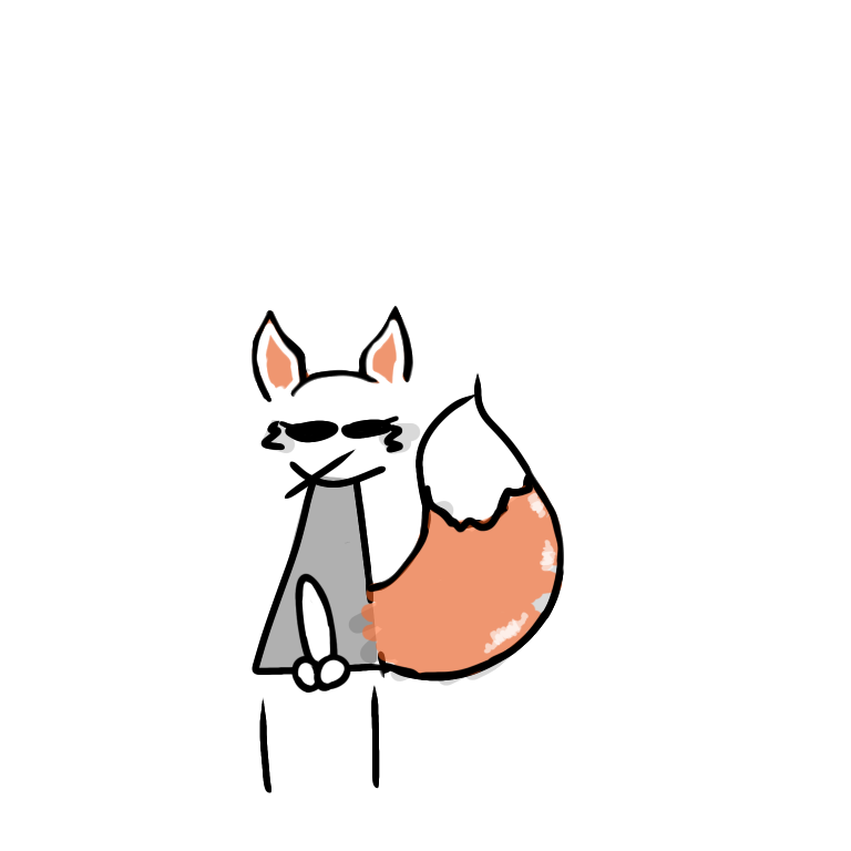 1:1 balls big_ears big_eyes big_penis big_tail black_eyes canid canine ears_up erection fluffy fluffy_tail fox genitals girly male mammal no_shading orange_tail penis raised_tail simple_background solo stickman tsun tsun_the_fox white_background