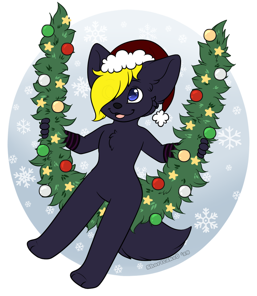 alpha_channel anthro canid canine canis christmas christmas_clothing christmas_headwear clothing cute_eyes cute_face fur gleevale hair hat headgear headwear holidays looking_at_viewer male mammal open_mouth santa_hat simple_background smile solo unknown_artist wolf
