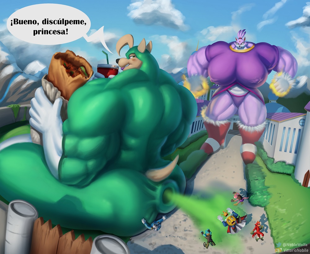 alpha_(vimhomeless) angry anthro anus beverage big_muscles blaze_the_cat burrito cloud crown duo_focus fart female furaffinity gate group huge_muscles hyper kriredor123 macro micro muscular muscular_female outside punch sonic_the_hedgehog_(series) text translated twitter video_games wall_(disambiguation)