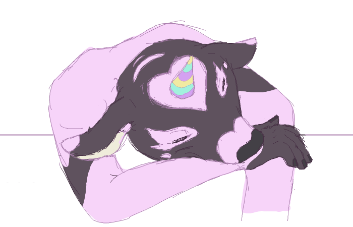 1_horn 2017 5_fingers ambiguous_gender anthro arm_markings bald black_nails black_nose bust_portrait colored_nails colored_sketch digital_drawing_(artwork) digital_media_(artwork) ear_markings equid equine eye_markings facial_markings fingers flat_colors forehead_markings front_view fur gloves_(marking) green_horn head_horn head_markings heart_marking horn humanoid_hands light_horn lying mammal markings multicolored_body multicolored_ears multicolored_fur multicolored_horn nails nonbinary_(lore) occipital_markings on_front pointy_horn portrait purple_body purple_ears purple_fur purple_horn purple_markings simple_background sleeping smooth_horn solo straight_horn tabbyseraph tan_inner_ear tephra_(tabbyseraph) two_tone_body two_tone_ears two_tone_fur unicorn unicorn_horn white_background yellow_horn