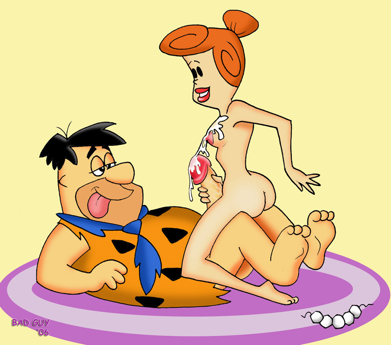 bad_guy fred_flintstone hanna_barbera the_flintstones wilma_flintstone