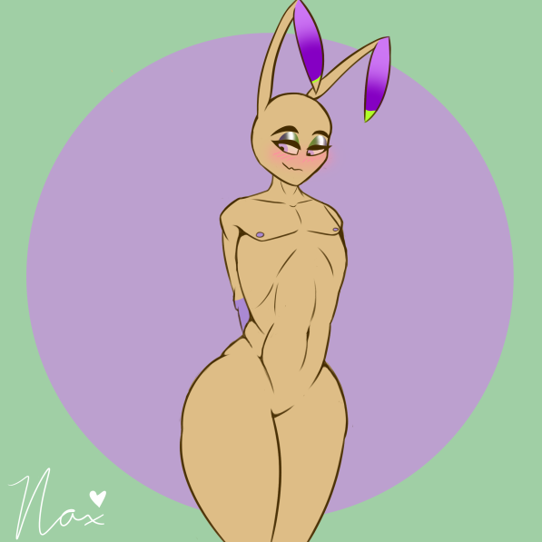 1:1 anthro arthropod cricket humanoid insect makeup male nipples noxavious orthopterid pecs skinny solo thick_thighs vivziepop_fanart zill_(zoophobia) zoophobia