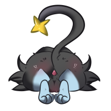1:1 alpha_channel anus ball_squeeze ball_squish balls blush butt cuteskitty feral fluffy fluffy_balls fluffy_butt genitals glowstone2001 low_res luxray male nintendo paws pok&eacute;mon pok&eacute;mon_(species) raised_tail solo sploot squish thumbnail video_games