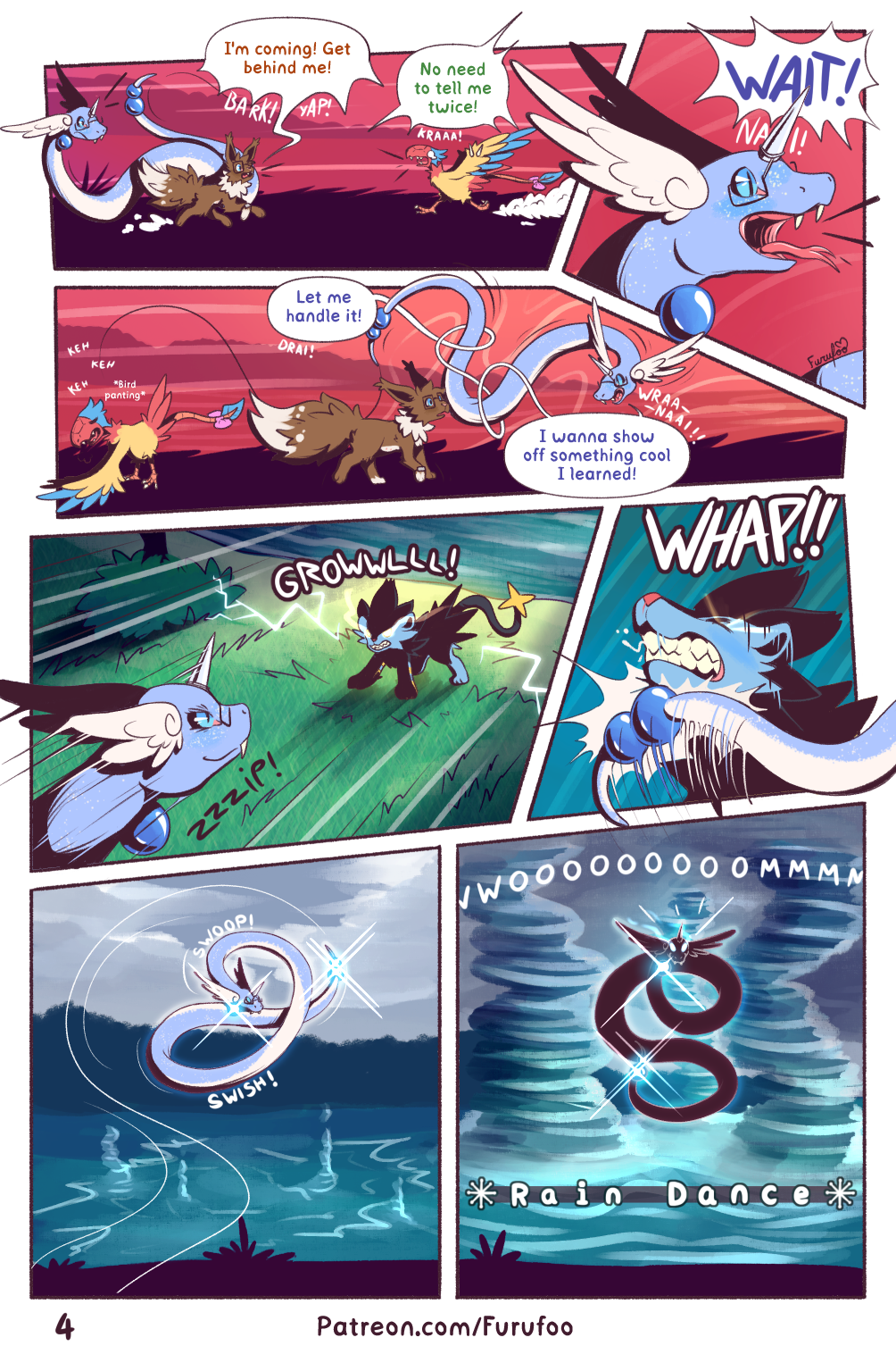 archen comic dragon dragonair dragonite eevee feral fight fossil_pokemon furufoo generation_1_pokemon generation_4_pokemon generation_5_pokemon hi_res luxray magic mythological_creature mythological_scalie mythology nintendo otherkin pokemon pokemon_(species) scalie therian tornado transformation webcomic