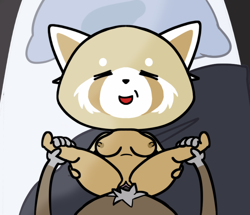 2021 aggressive_retsuko ailurid anthro anthro_penetrated bed breasts brown_nipples duo eyes_closed faceless_character faceless_male female female_focus female_penetrated first_person_view from_front_position front_view fur furniture genitals haida holding_legs impstripe leg_grab legs_up looking_pleasured lying male male/female male_penetrating male_penetrating_female male_pov mammal mature_female nipples nude on_back on_bed on_model open_mouth open_smile penetration penile penile_penetration penis_in_pussy pussy red_panda retsuko's_mother sanrio sex smile solo_focus spread_legs spreading tan_body tan_fur toony vaginal vaginal_penetration