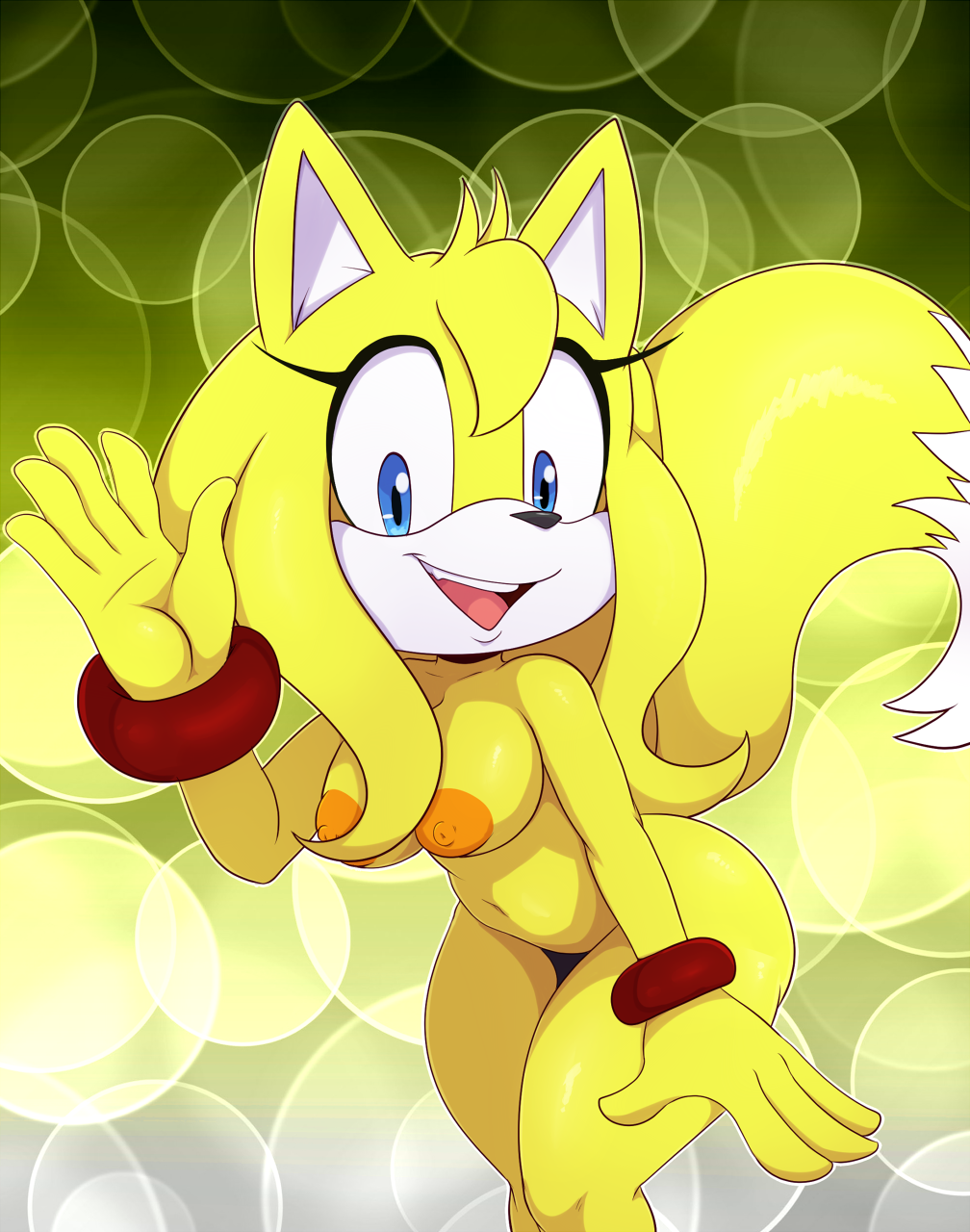 2021 anthro areola bigdon1992 blue_eyes breasts canid canine digital_media_(artwork) eyelashes female fingers fox hi_res looking_at_viewer mammal martincorps nipples nude nyuroraxbigdon open_mouth sega smile solo sonic_boom sonic_the_hedgehog_(series) thick_thighs wide_hips zooey_the_fox