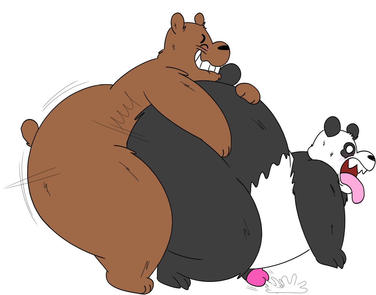 anal anal_penetration anthro anthro_on_anthro anthro_penetrated anthro_penetrating anthro_penetrating_anthro big_butt black_body black_fur bodily_fluids brown_body brown_fur butt cartoon_network cum duo fur genital_fluids genitals giant_panda grizzly_(wbb) huge_butt male male/male male_penetrated male_penetrating male_penetrating_male mammal megacoolbear_(artist) overweight overweight_anthro overweight_male panda_(wbb) penetration penis sex simple_background tongue tongue_out ursid we_bare_bears white_background