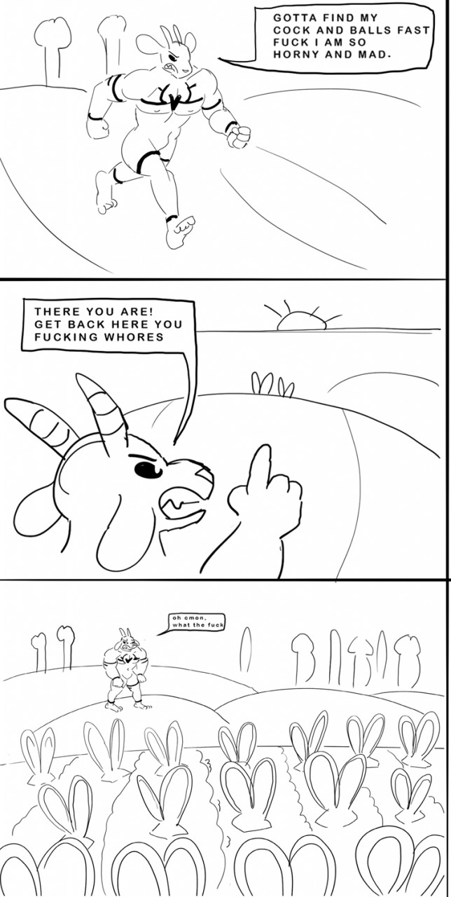 anthro asriel_dreemurr chadriel comic dream ears_up english_text hi_res humor male monochrome muscular muscular_male nullification profanity solo sugslimic text undertale video_games