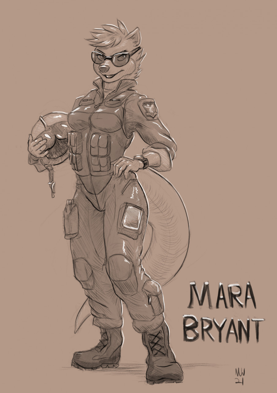 2021 anthro armor bodysuit boots breasts clock clothing curvaceous curvy_figure eyewear female flight_helmet flight_suit footwear headgear helmet hi_res insignia looking_at_viewer lutrine mammal marsonaut mustelid patch_(disambiguation) pilot skinsuit solo sunglasses tight_clothing voluptuous watch wristwatch