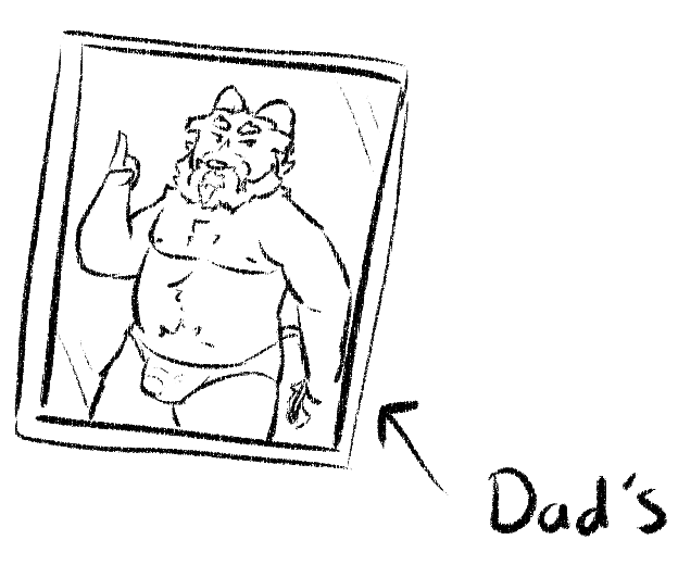 2021 6:5 beard belly black_and_white body_hair bovid bulge caprine chest_hair clothed clothing curious_cat custardalvis facial_hair genital_outline gesture happy_trail horn looking_at_viewer male mammal monochrome mustache navel overweight overweight_male pecs penis_outline photo pointing ramses_(sihai's_legacy) sihai's_legacy simple_background sketch tight_clothing topless underwear white_background