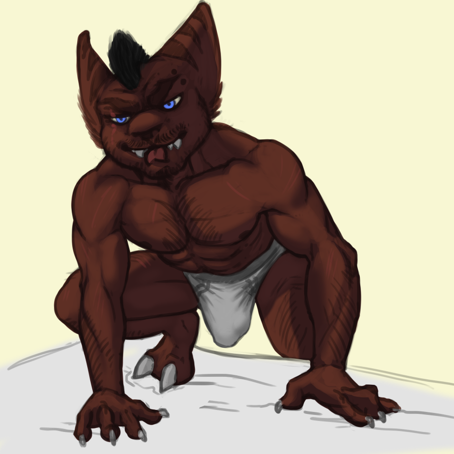1:1 2017 2_toes 4_fingers anthro arm_hair arm_scar bed belly biceps big_bulge big_deltoids big_muscles big_pecs blue_eyes body_hair briefs_only bristol brown_arms brown_belly brown_body brown_chest brown_ears brown_eyebrows brown_face brown_feet brown_fingers brown_fur brown_hands brown_legs brown_markings brown_neck brown_nose brown_stripes brown_toes bulge chest_hair chest_scar claws clothed clothed_anthro clothed_male clothing colored crouching detailed_bulge digital_drawing_(artwork) digital_media_(artwork) ear_tuft ears_back eye_scar eyebrows facial_hair facial_scar fan_character feet felix_(bristol) fingers front_view full-length_portrait fur furniture half-closed_eyes humanoid_hands leg_hair leg_scar lombax looking_at_viewer male male_anthro mammal manly markings muscular muscular_anthro muscular_male mustache narrowed_eyes open_mouth open_smile pecs pink_tongue pivoted_ears portrait ratchet_and_clank scar shaded simple_background skimpy smile smiling_at_viewer solo sony_corporation sony_interactive_entertainment striped_ears stripes toes tongue tongue_out topless topless_anthro topless_male triceps tuft video_games white_briefs white_claws white_sheets yellow_background