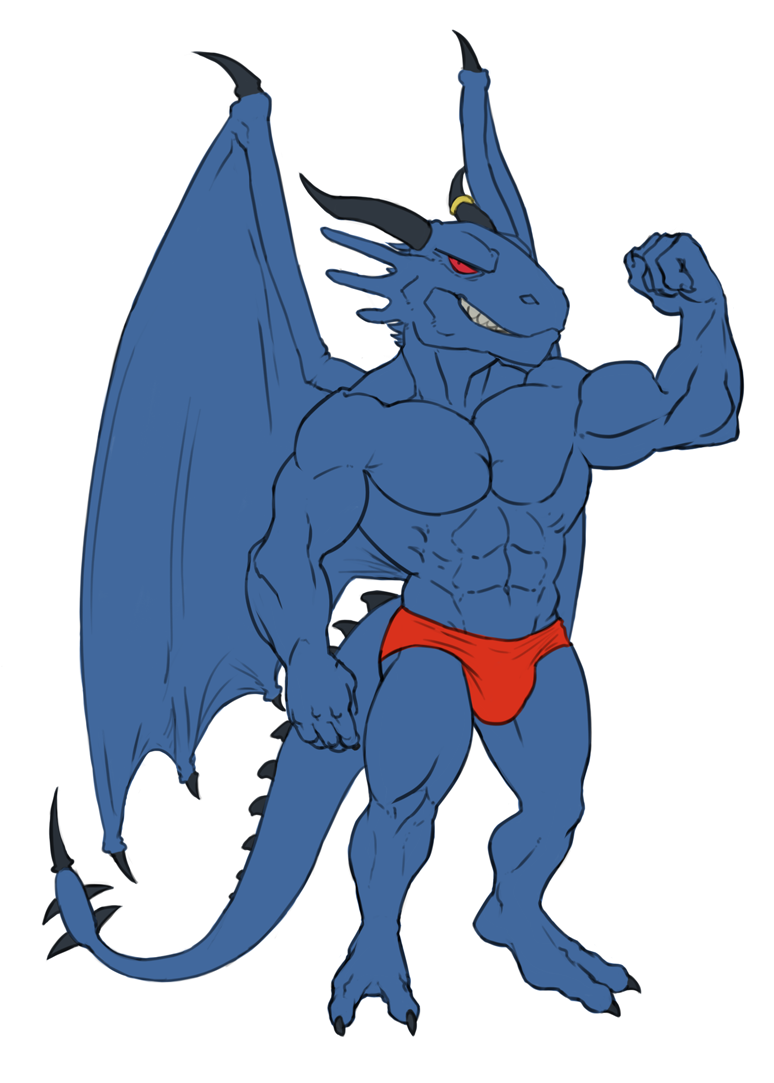 2017 2_horns 2_toes 4_fingers anthro barefoot belly big_abs big_biceps big_muscles big_quads black_claws black_horn black_spikes blue_arms blue_belly blue_body blue_butt blue_chest blue_claws blue_dragon_(character) blue_face blue_feet blue_fingers blue_frill blue_hands blue_legs blue_membrane blue_neck blue_scales blue_tail blue_toes blue_wings bristol bulge butt claws clothed clothed_anthro clothed_male clothing colored digital_drawing_(artwork) digital_media_(artwork) dragon feet fingers fist flat_colors flexing flexing_bicep flirting flirting_with_viewer frill_(anatomy) front_view full-length_portrait gold_(metal) gold_jewelry gold_ring happy head_horn horn horn_jewelry horn_ring huge_muscles huge_pecs humanoid_hands jewelry looking_aside male male_anthro manly membrane_(anatomy) muscular muscular_anthro muscular_male navel no_sclera obliques open_mouth open_smile portrait pose red_eyes red_speedo ring_(jewelry) scales scalie serratus sharp_teeth simple_background smile smiling_at_viewer solo speedo_only spiked_tail spikes spikes_(anatomy) standing teeth toes topless topless_anthro topless_male triceps white_background wing_claws wings