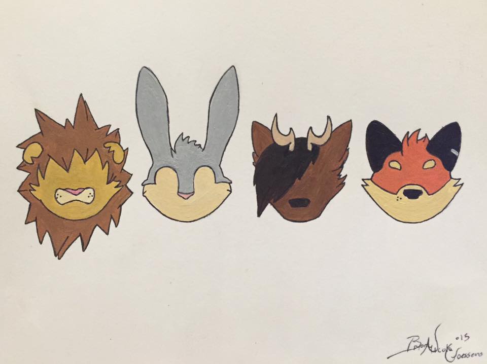 2015 antlers black_body black_fur brown_body brown_fur brown_hair brown_mane canid canine cervid cheek_tuft cooper_(scratch21) ear_piercing ed_(scratch21) facial_tuft felid female fox fur grey_body grey_fur group hair head_tuft headshot_portrait horn lagomorph leporid lion long_ears male mammal mane matt_(scratch21) orange_body orange_fur pantherine piercing portrait rabbit red_fox riley_(scratch21) scratch21 signature simple_background tan_body tan_fur traditional_media_(artwork) tuft yellow_body yellow_fur yukilapinbn