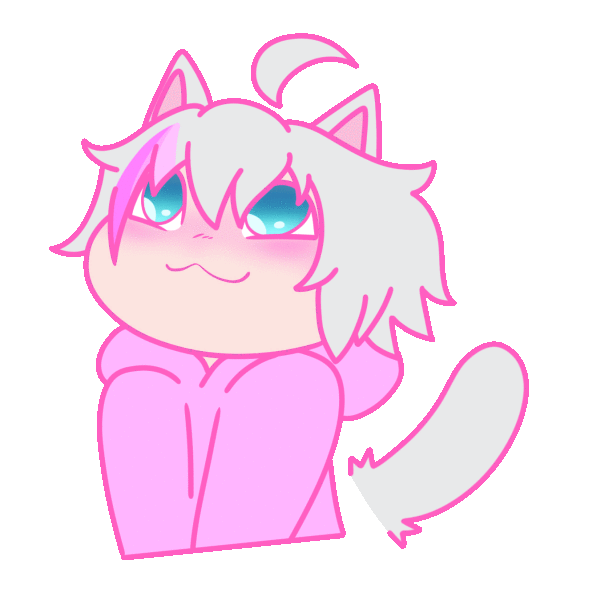 1:1 2_frame_animation animal_humanoid animated blush clothed clothing digital_media_(artwork) felix_trash floofsttv fur hair hoodie humanoid male open_mouth short_playtime solo topwear white_tail