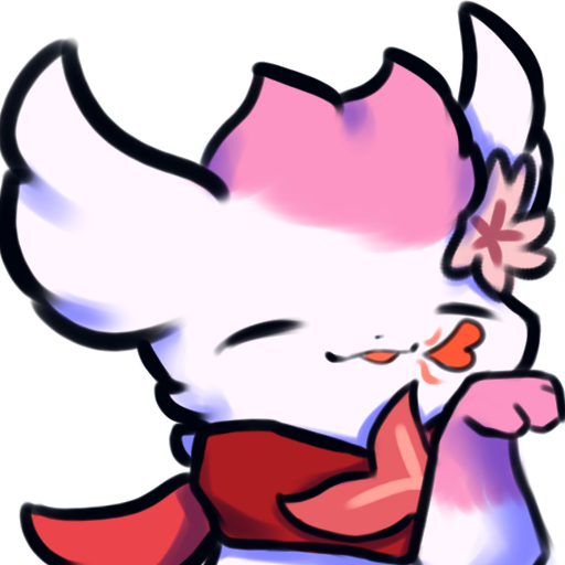 &lt;3 1:1 alpha_channel ambiguous_gender anthro blowing_kiss emoji emote eyes_closed fluffy fur kissing mammal markings open_mouth scarf simple_background smile snoiifoxxo solo transparent_background tuft white_body white_fur
