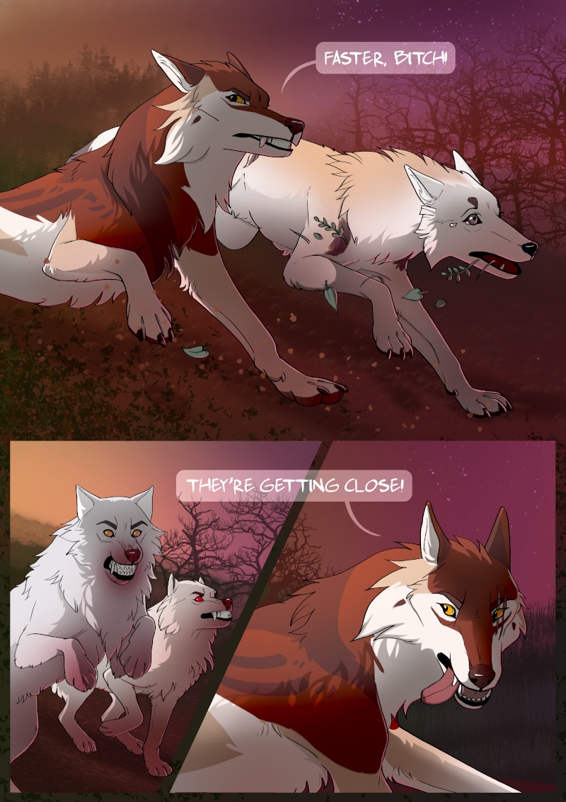 2021 ambiguous_gender canid canine canis detailed_background digital_media_(artwork) english_text feral mammal night oneminutesketch outside sky star starry_sky text willowbyrd wolf