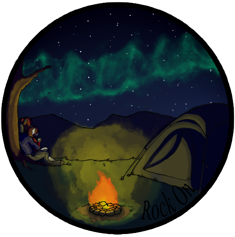 alpha_channel anthro aurora_borealis camping camping_tent clothed clothing dante_velzmor_(rockonvelzmor) detailed_background duo equid equine female fireplace forest horse humanoid male mammal plant renata_(rockonvelzmor) rockonvelzmor tree