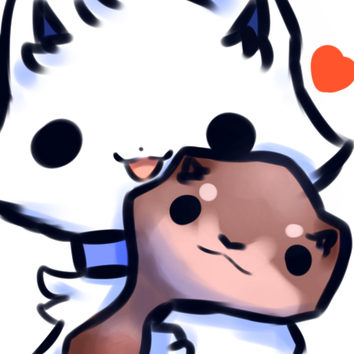 1:1 alpha_channel ambiguous_gender arctic_fox brown_body brown_fur canid canine duo emote feral fluffy fox fur lutrine mammal mustelid open_mouth simple_eyes smile snoii_(snoiifoxxo) snoiifoxxo white_body white_fur
