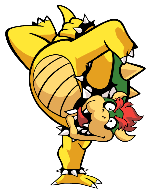 2021 alpha_channel anthro armband belly bowser bracelet breakdancing claws collar dancing eyebrows hair handstand horn jewelry koopa looking_at_viewer male mario_bros marioshi64 nintendo nude on_one_hand open_mouth open_smile scalie shell simple_background smile solo spiked_armband spiked_bracelet spiked_collar spiked_shell spikes spikes_(anatomy) teeth tongue transparent_background video_games
