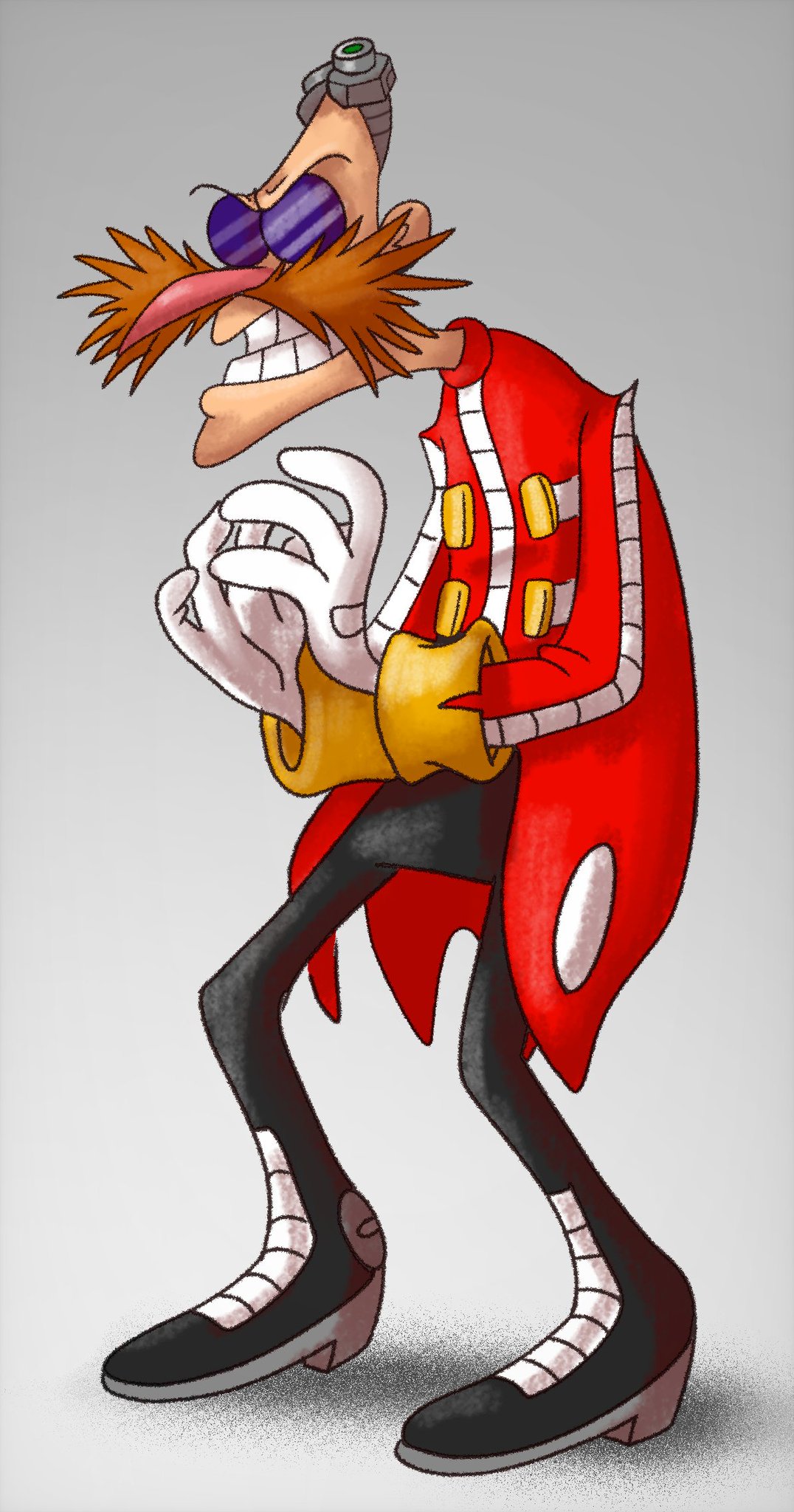 clarissa_arts clothed clothing cosplay crossover crossover_cosplay disney dr._eggman dr._heinz_doofenshmirtz hi_res human male mammal not_furry phineas_and_ferb sega solo sonic_the_hedgehog_(series)